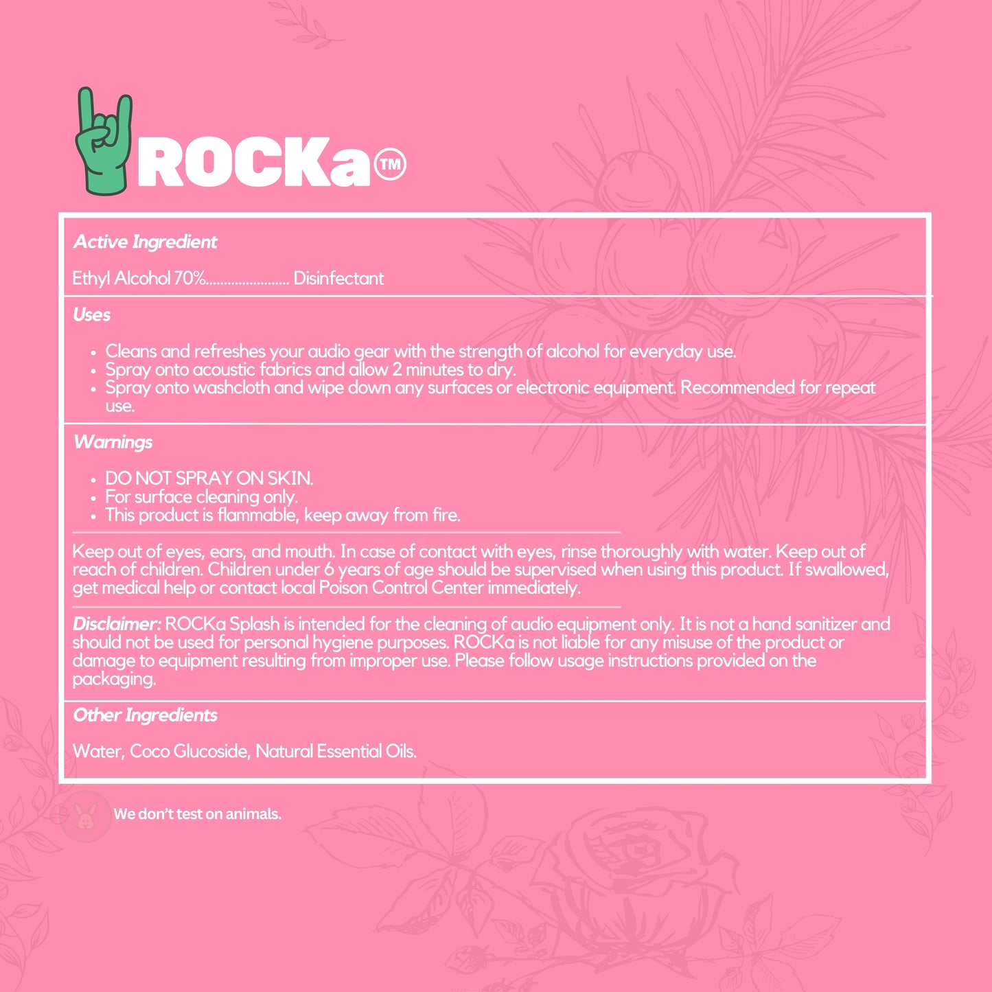 ROCKa Splash Peli Rosa